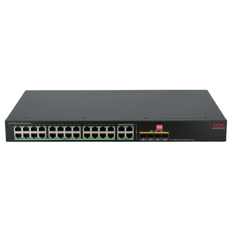 H3C IE4120U-28TP 24口百兆电+4口千兆光机架式无管理工业以太网交换机